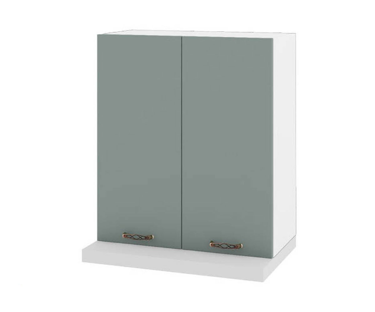 Горен кухненски шкаф Олив мат 11 – 13 Бяло