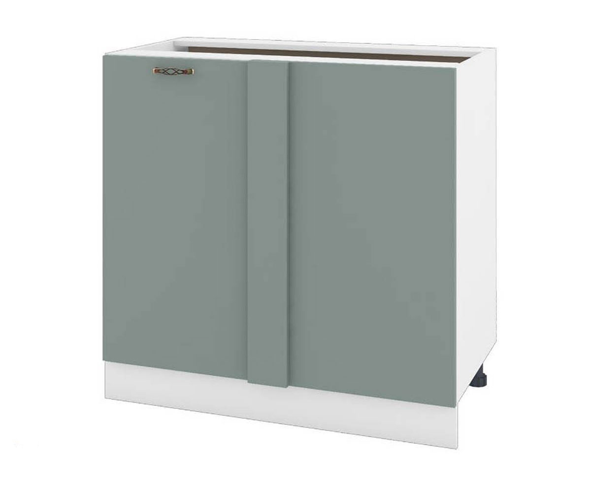 Долен кухненски шкаф Олив мат 42 Бяло