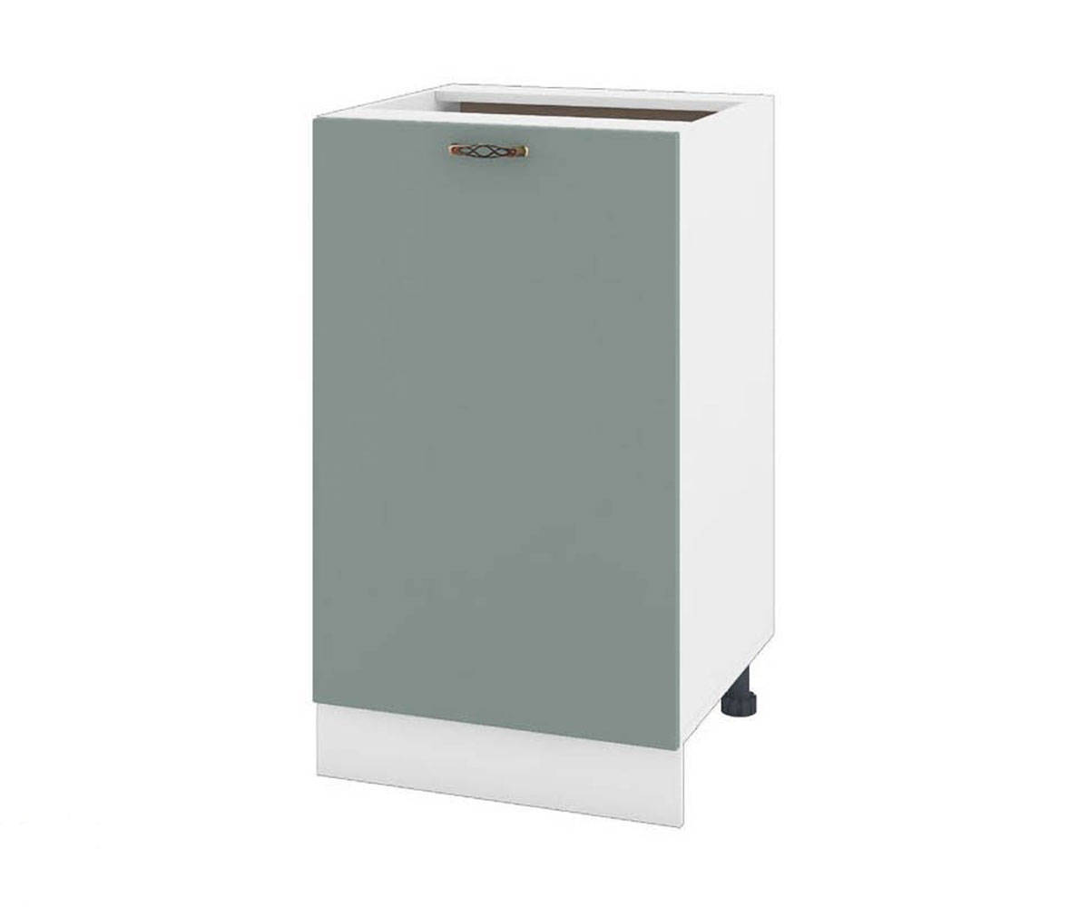 Долен кухненски шкаф Олив мат 43 Бяло