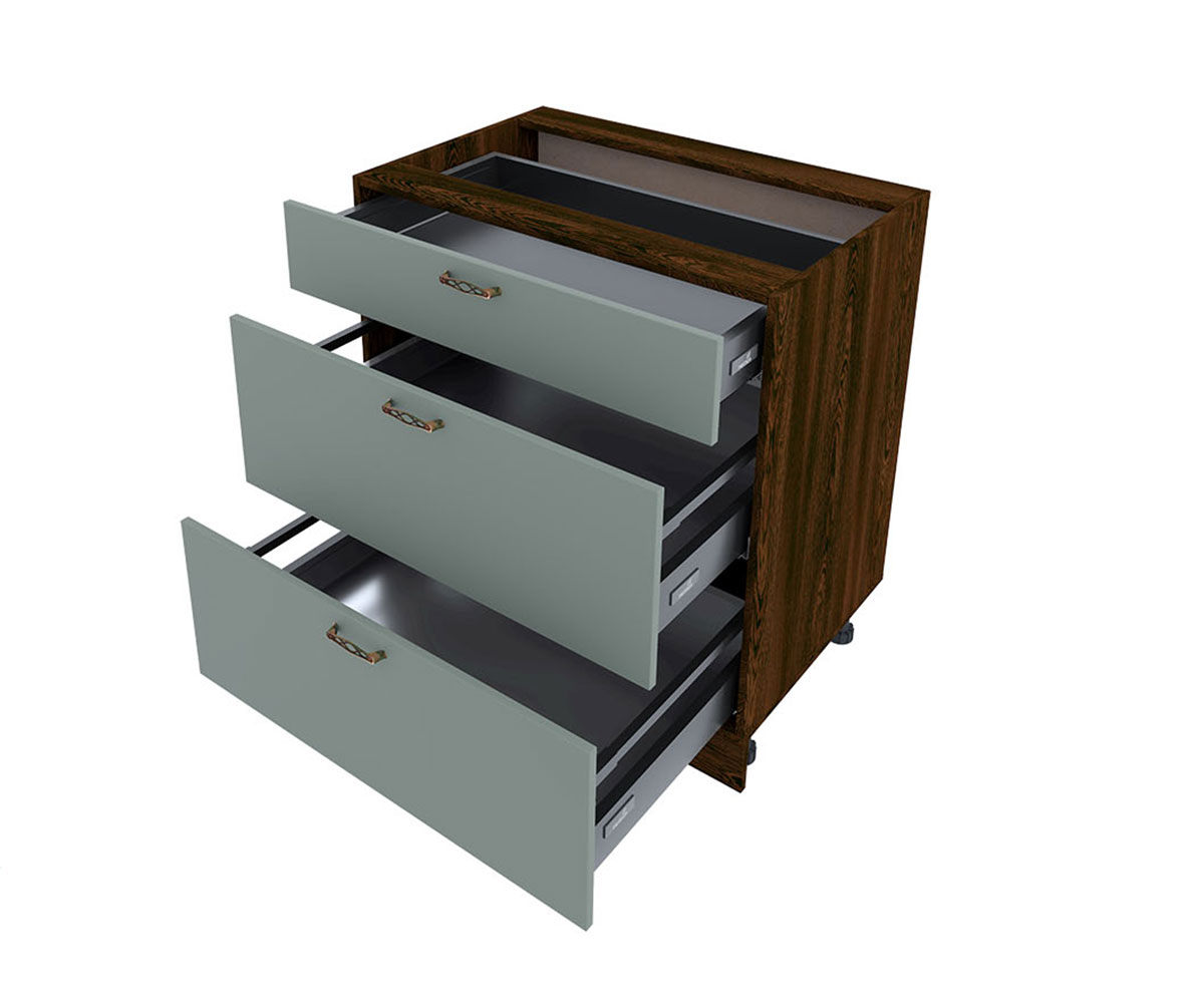 Долен кухненски шкаф Олив мат 11 - 55 Венге