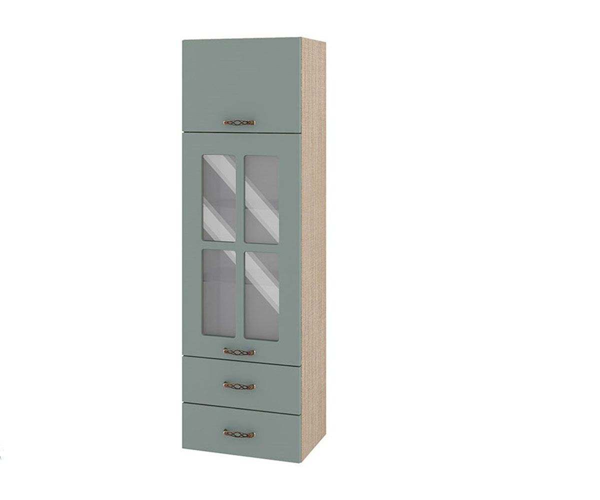 Кухненски шкаф витрина Олив мат 11 - 101 Мока