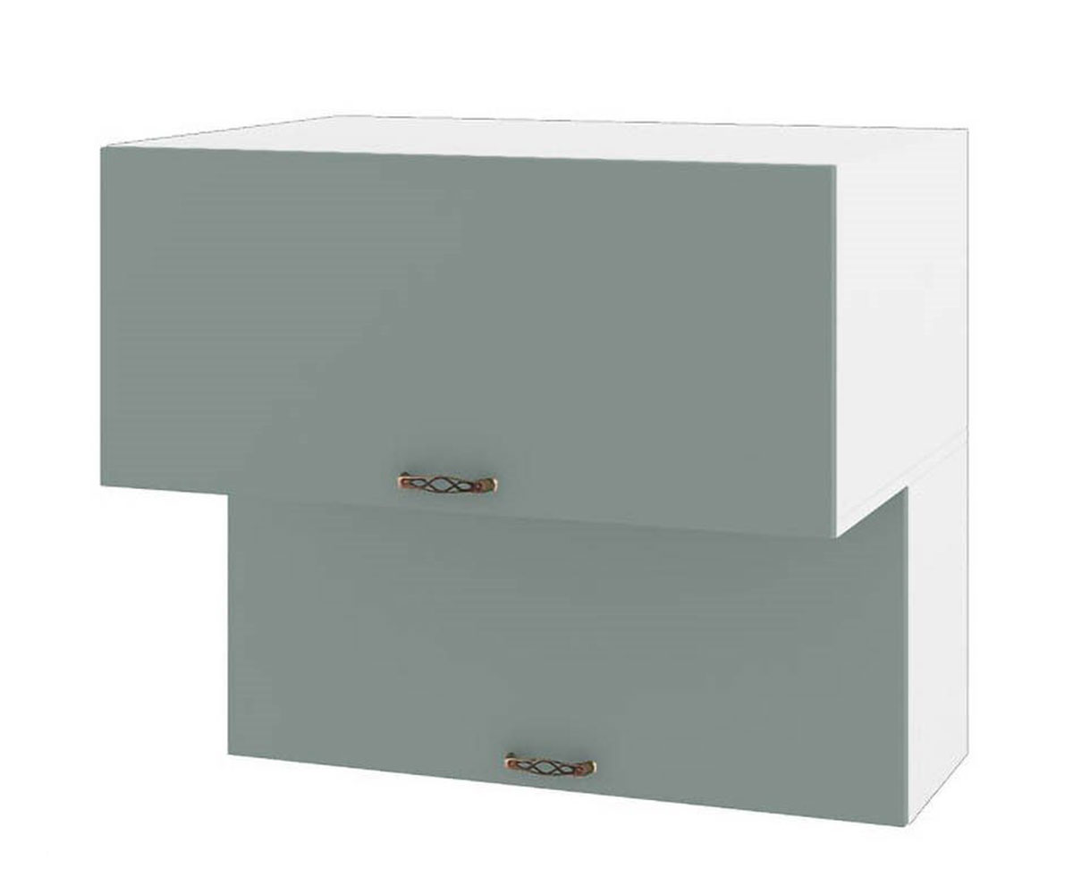 Горен кухненски шкаф Олив мат 11 - 107 Бяло