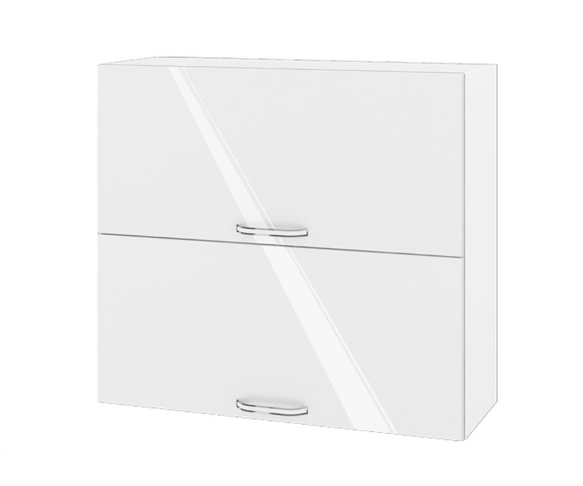 Горен кухненски шкаф Сити Бяло гланц 05 - 12