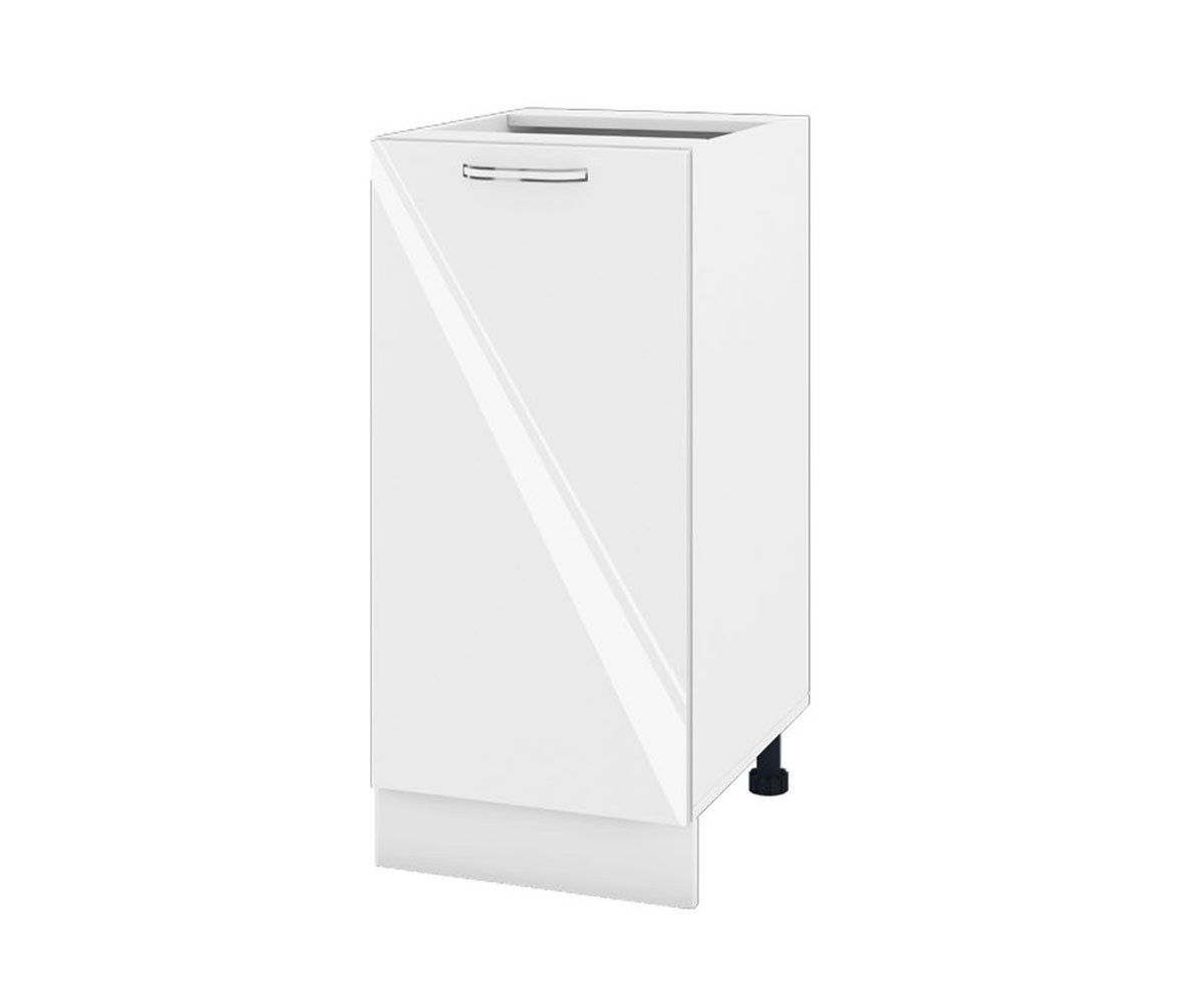 Долен кухненски шкаф Бяло гланц 05 - 21