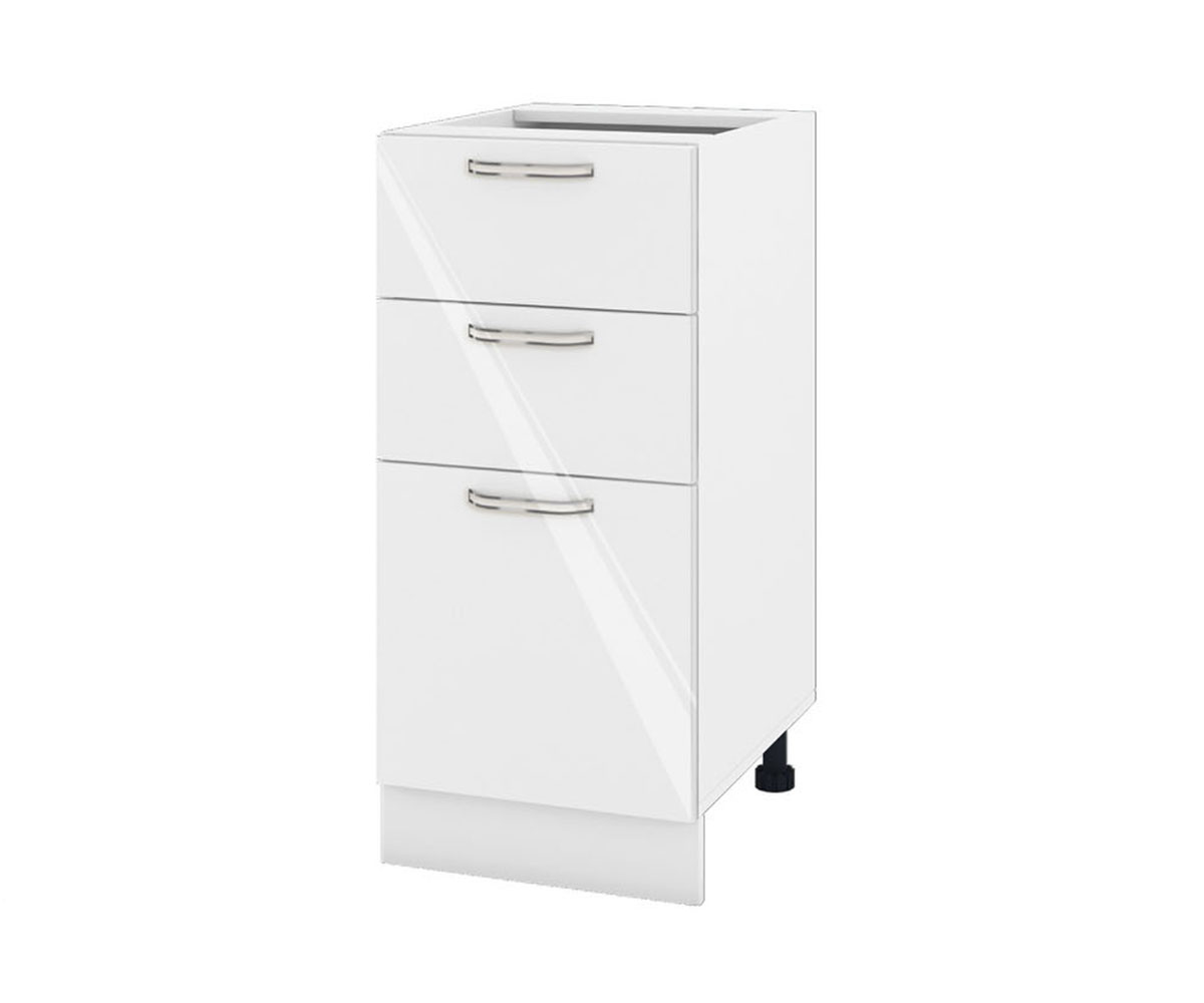 Долен кухненски шкаф Бяло гланц 05 - 27