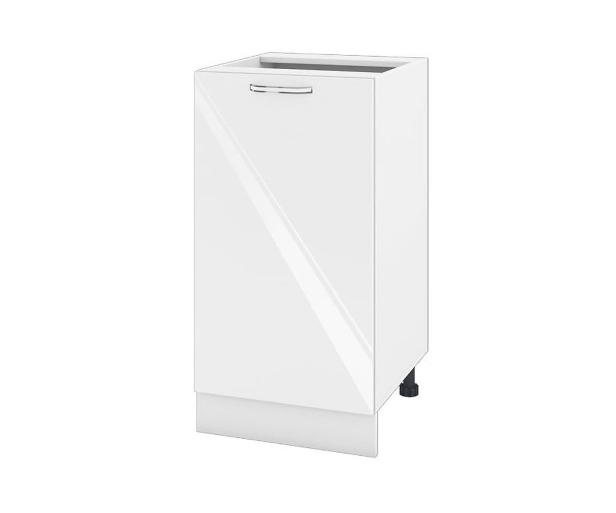 Долен кухненски шкаф Бяло гланц 05 - 28
