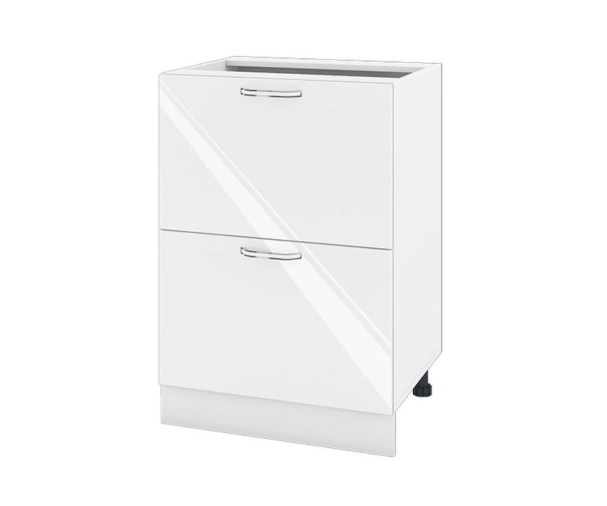 Долен кухненски шкаф Бяло гланц 05 - 44