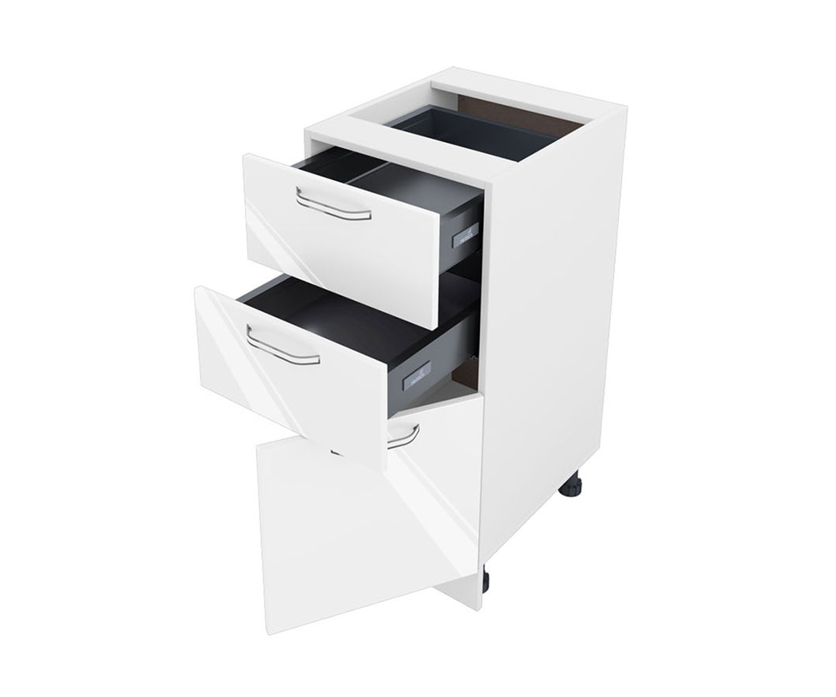 Долен кухненски шкаф Бяло гланц 05 - 53