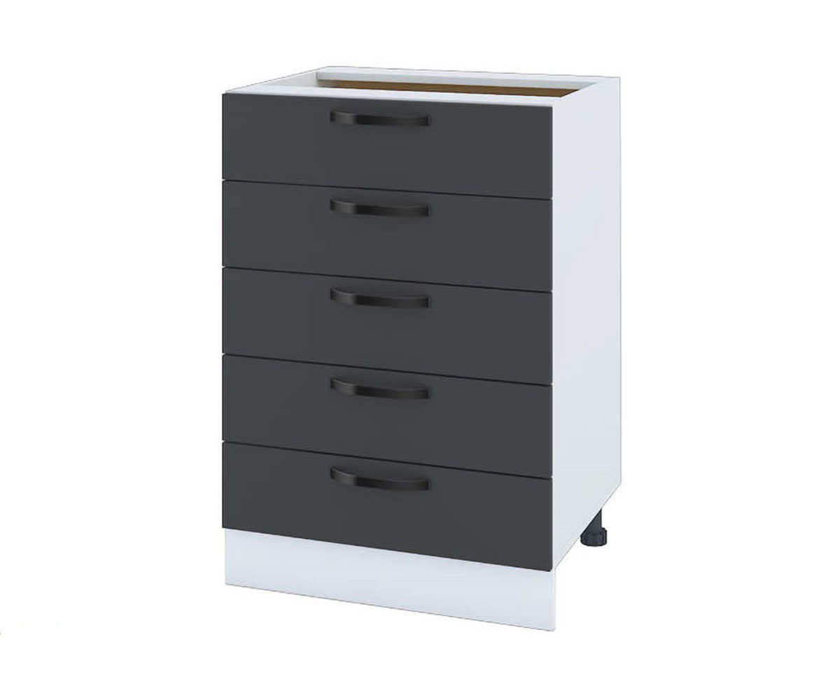 Долен кухненски шкаф Карбон мат 11-29