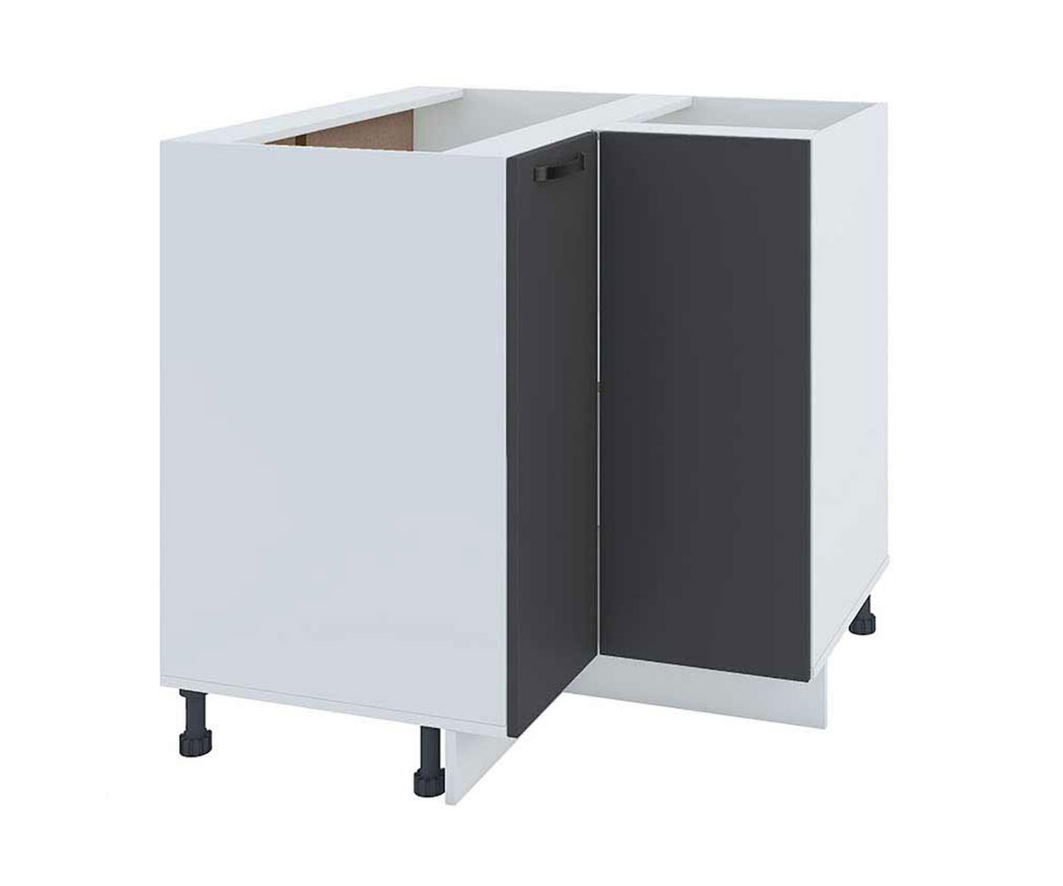 Долен ъглов шкаф Карбон мат 11 - 61