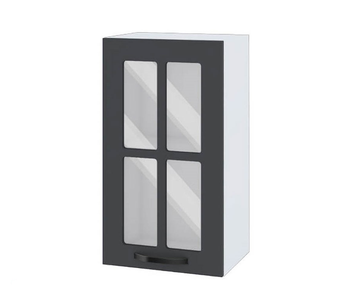 Горен кухненски шкаф Карбон мат 11-102