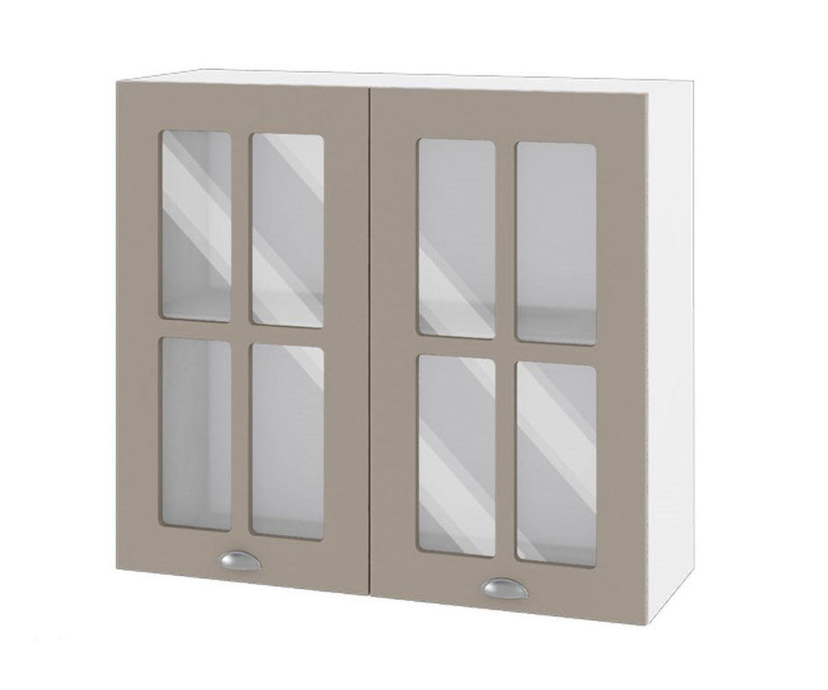 Горен кухненски шкаф Капучино мат 11-104