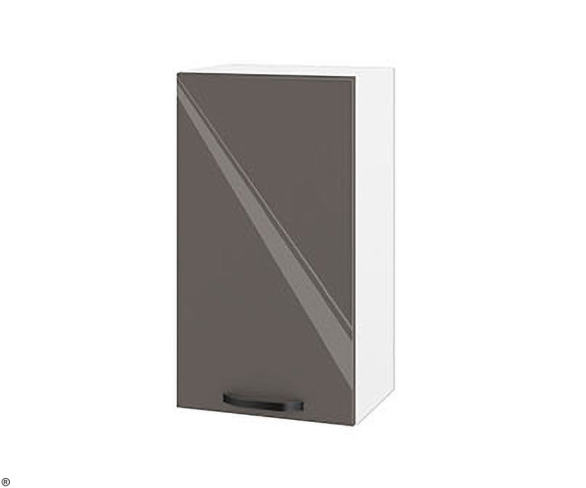 Горен кухненски шкаф Антрацит гланц 05-2