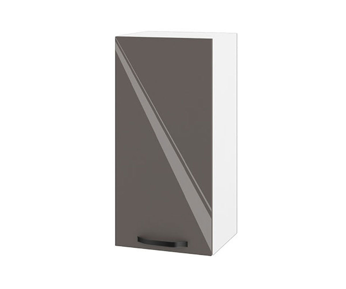 Горен кухненски шкаф Антрацит гланц 05-16