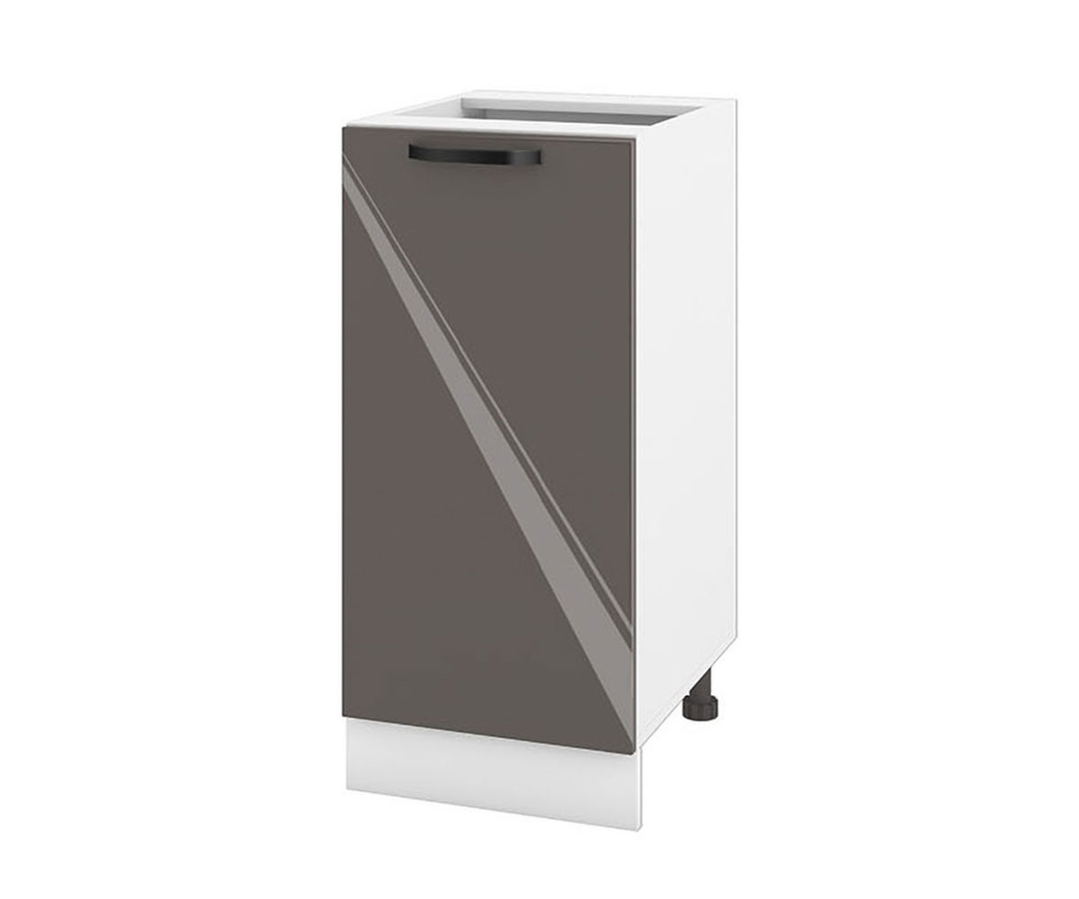 Долен кухненски шкаф Антрацит гланц 05-21