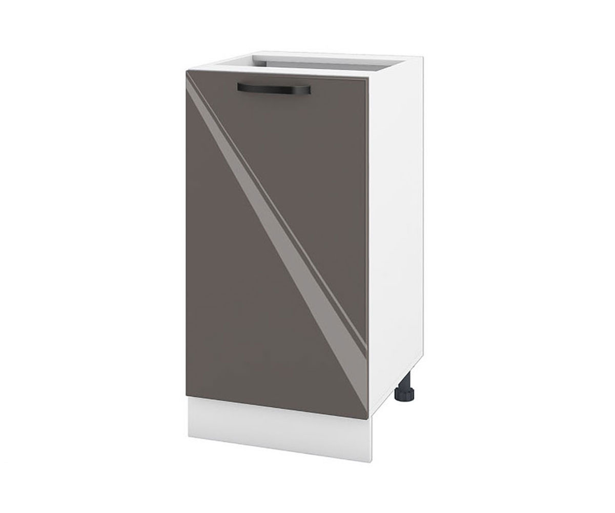 Долен кухненски шкаф Антрацит гланц 05-28