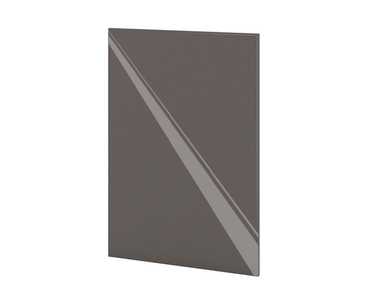 Краен панел за кухня Антрацит гланц 05-46