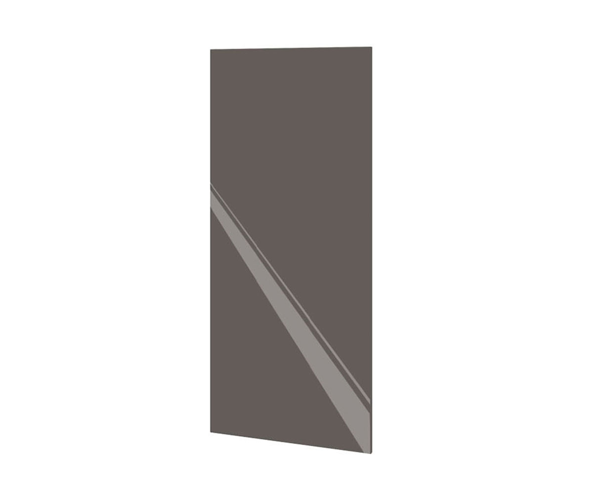 Краен панел за кухня Антрацит гланц 05-59