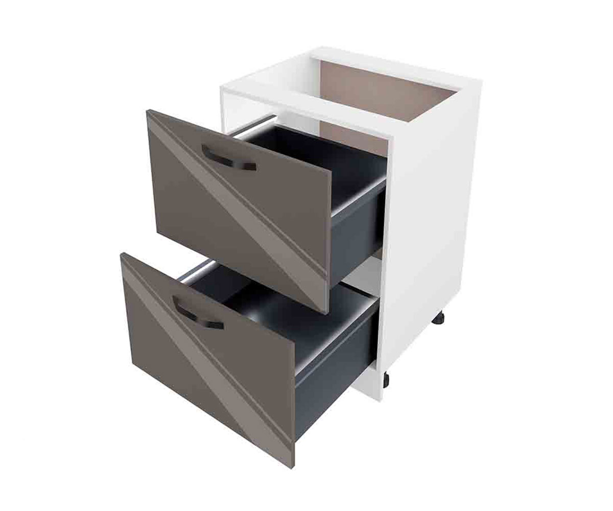 Долен кухненски шкаф Антрацит гланц 05-72