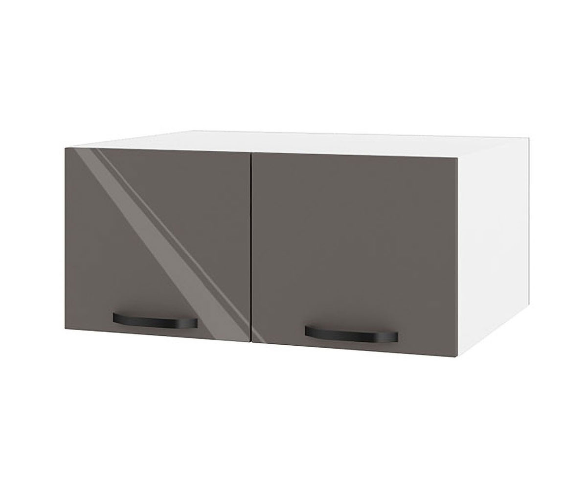 Горен кухненски шкаф Антрацит гланц 05-112