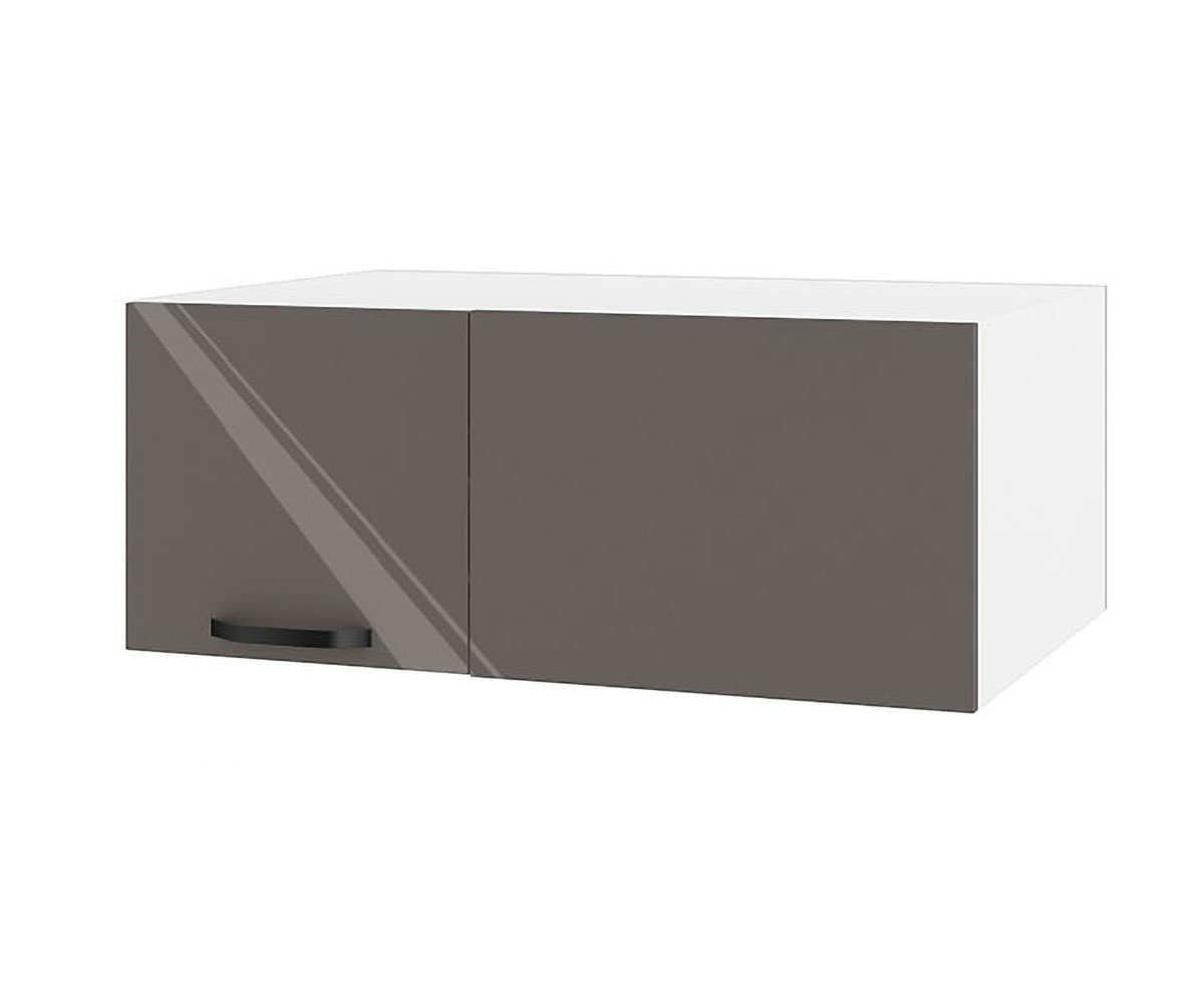 Горен кухненски шкаф Антрацит гланц 05-113