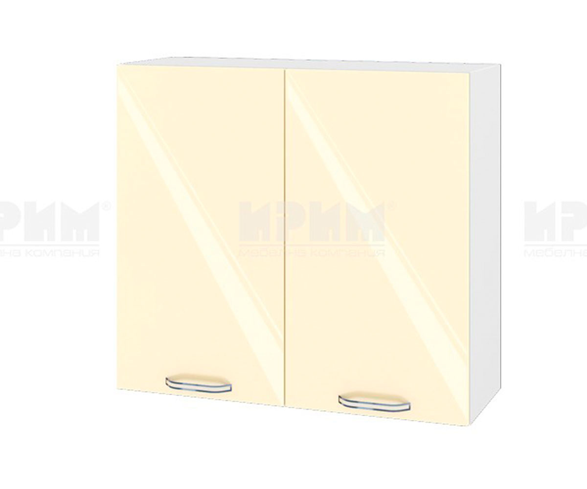 Горен кухненски шкаф Бежово гланц 05-4