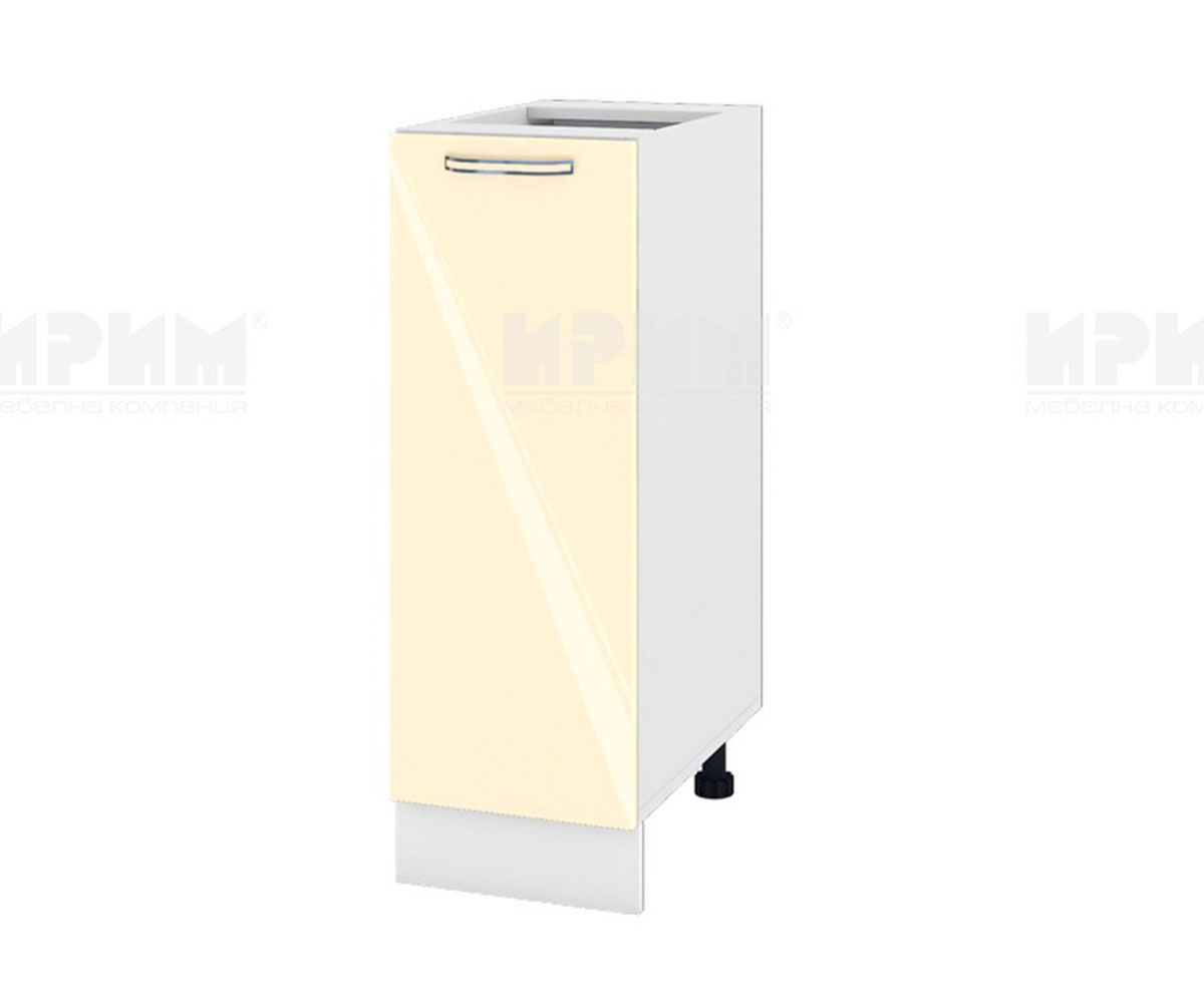 Долен кухненски шкаф Бежово гланц 05-20