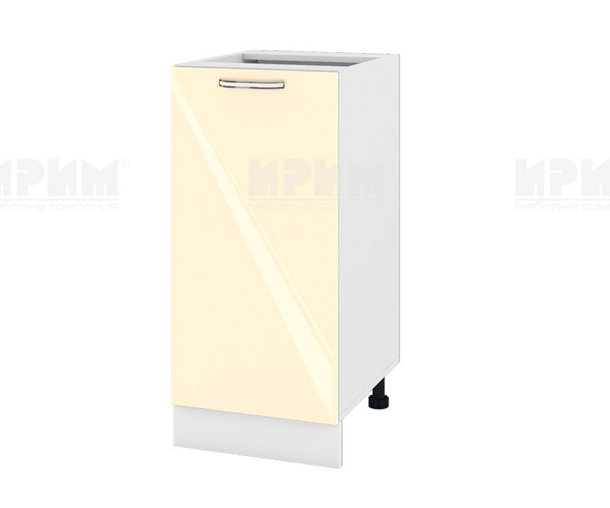 Долен кухненски шкаф Бежово гланц 05-21