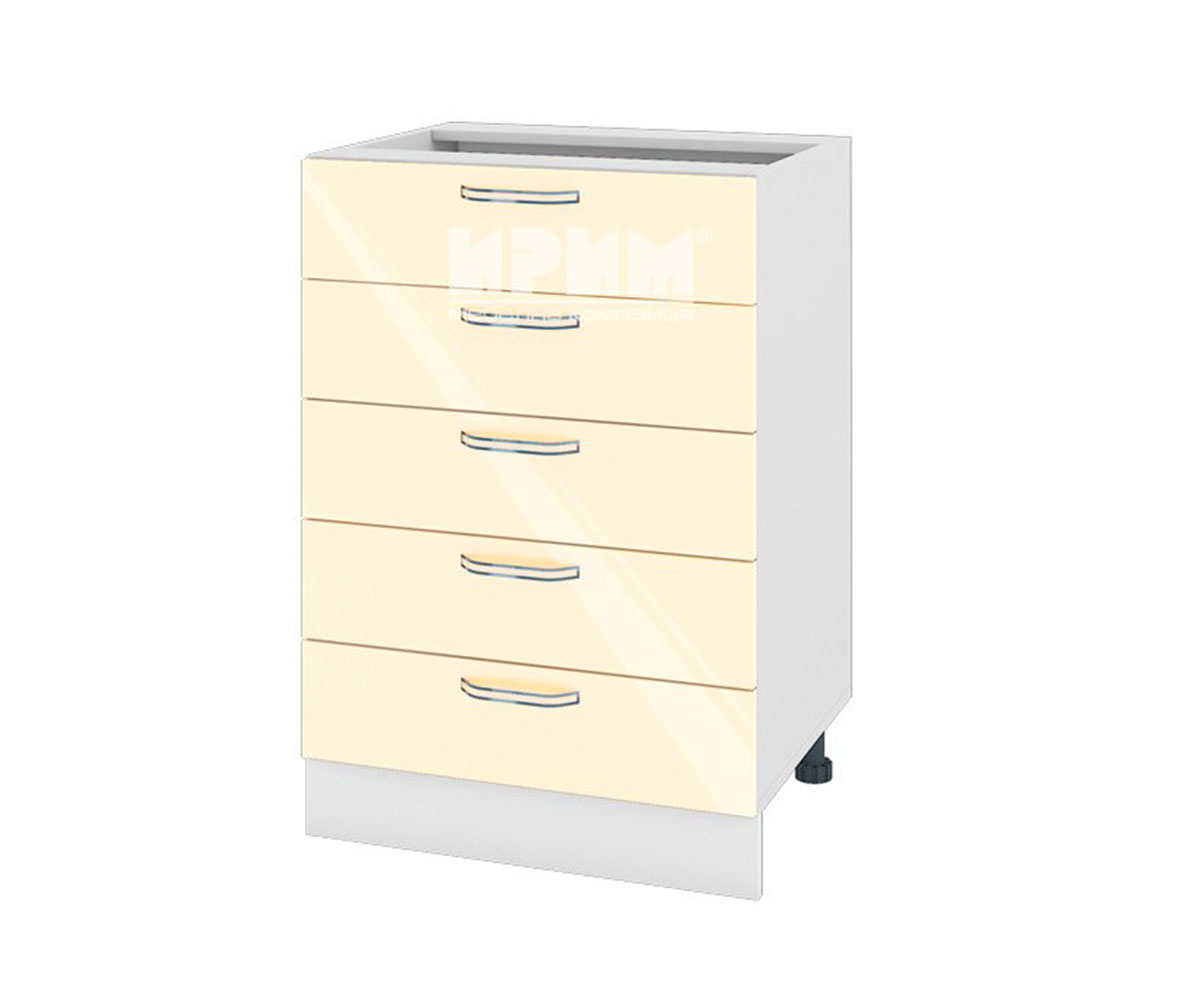 Долен кухненски шкаф Бежово гланц 05-29