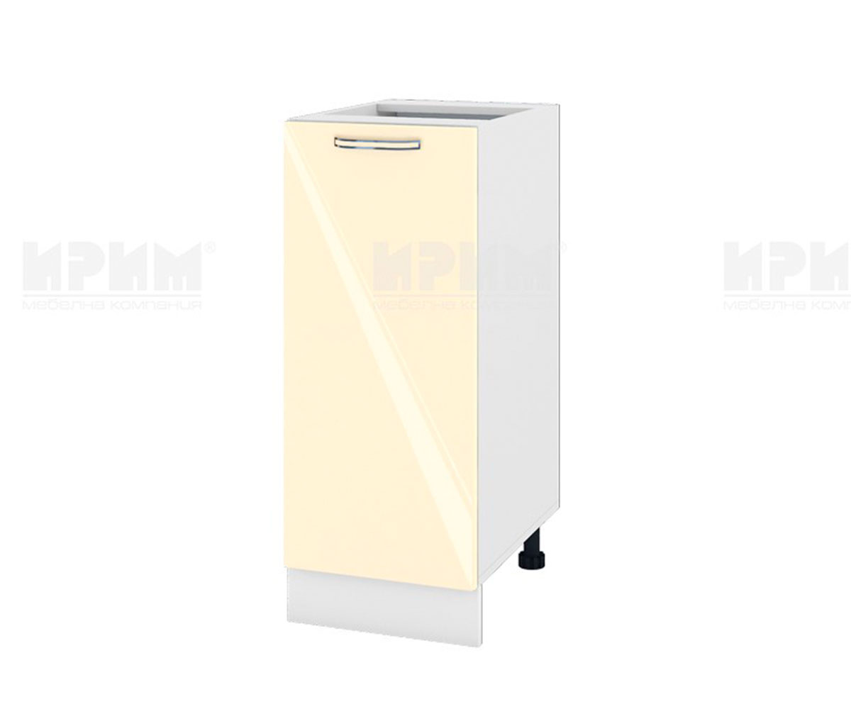 Долен кухненски шкаф Бежово гланц 05-40