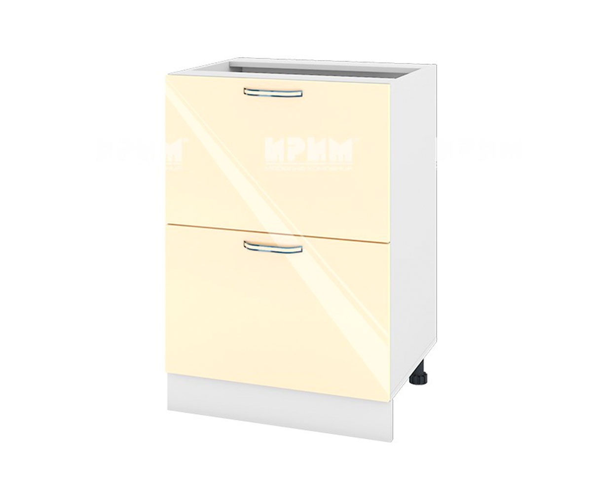 Долен кухненски шкаф Бежово гланц 05-44