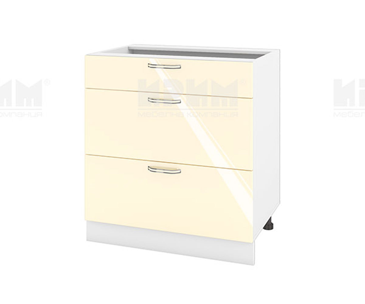 Долен кухненски шкаф Бежово гланц 05-120