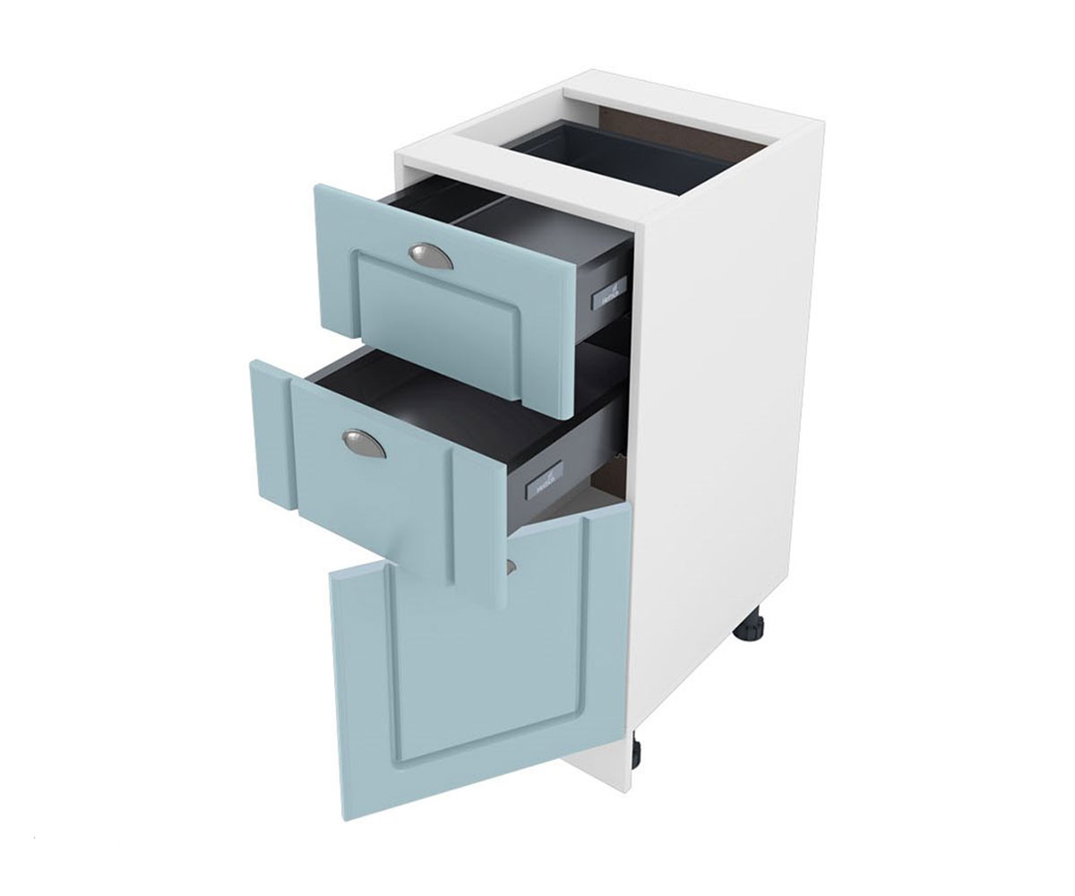 Долен кухненски шкаф Деним мат 06-53