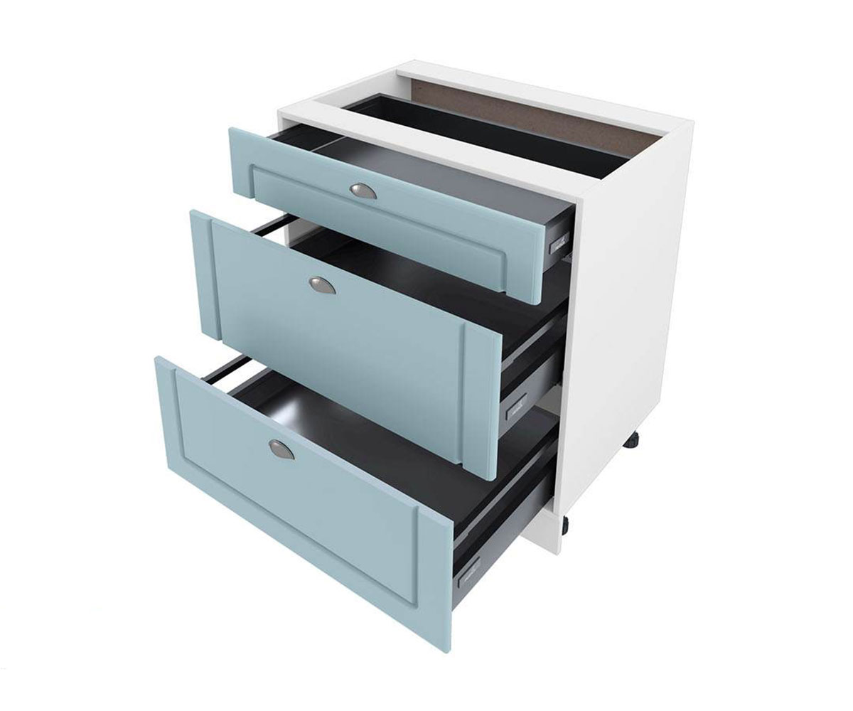 Долен кухненски шкаф Деним мат 06-55