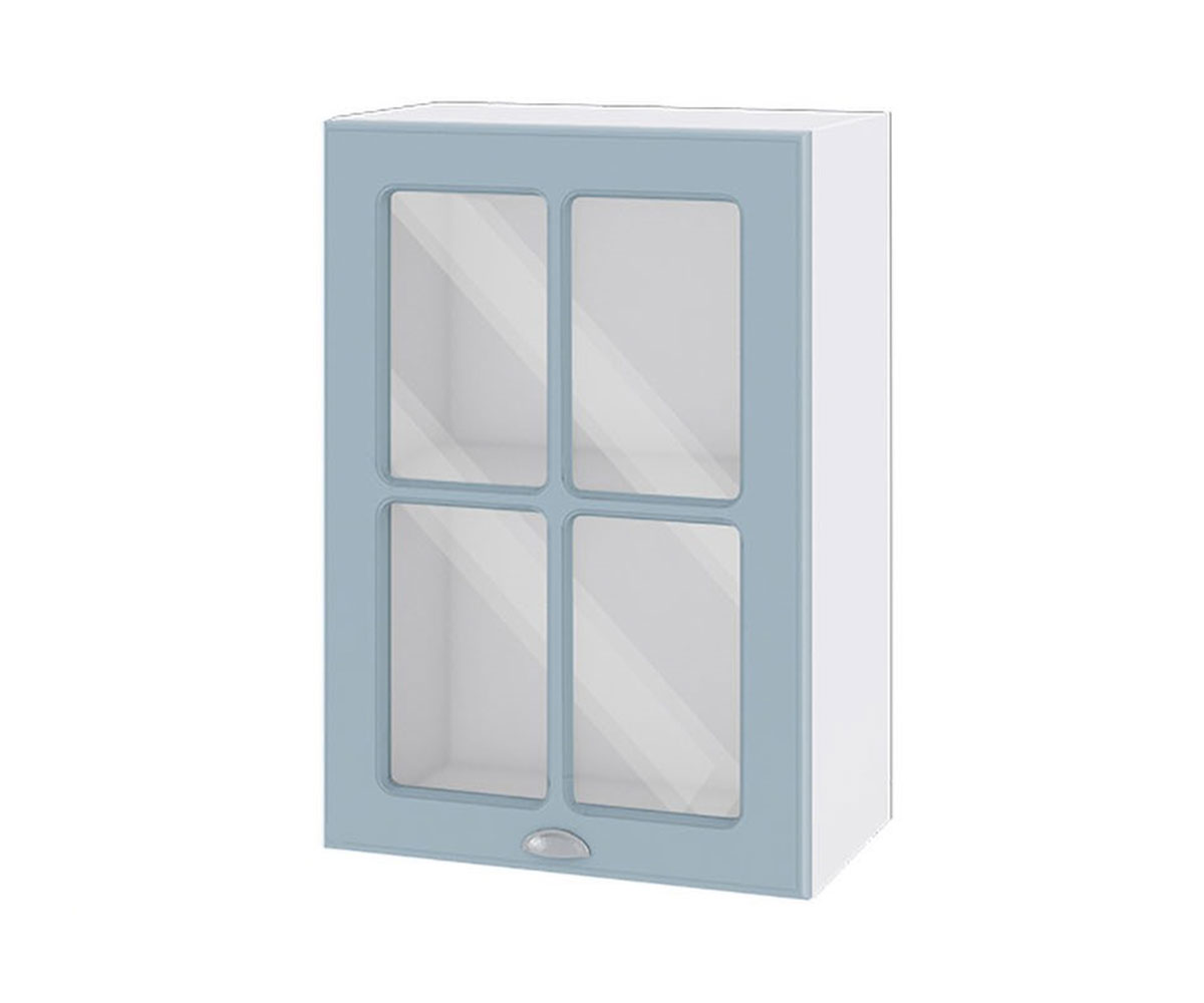 Кухненски шкаф витрина Деним мат 06-118