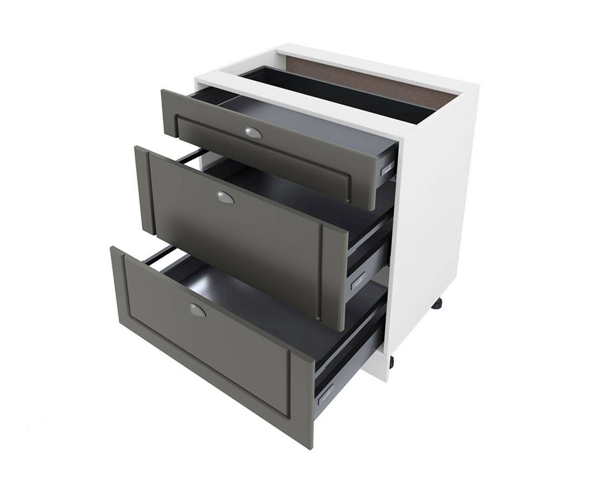 Долен кухненски шкаф Цимент мат 06-55