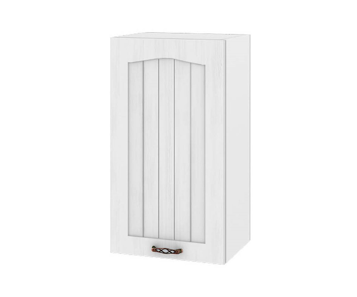 Горен кухненски шкаф Бяло фладер 04-2