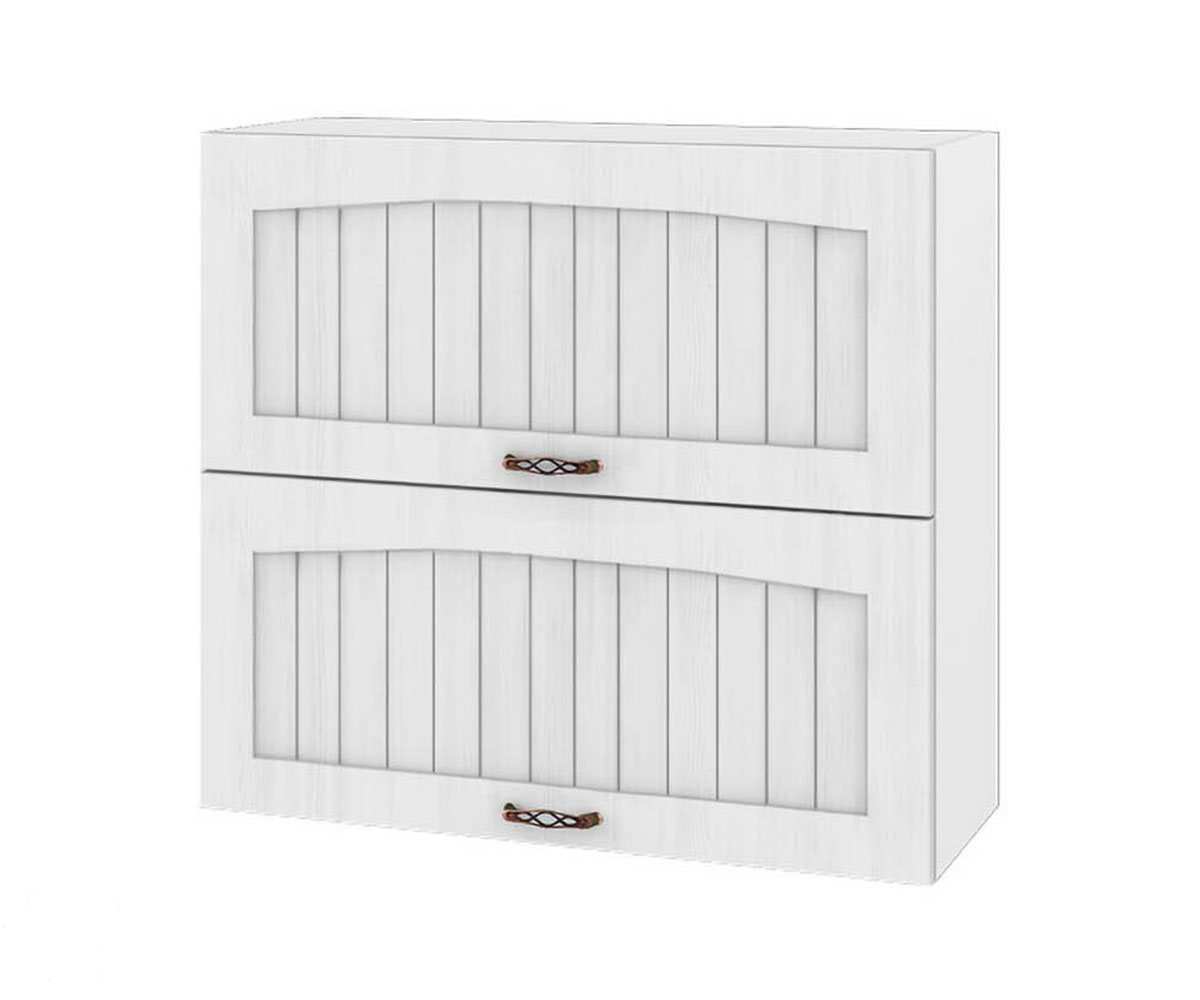 Горен кухненски шкаф Бяло фладер 04-12