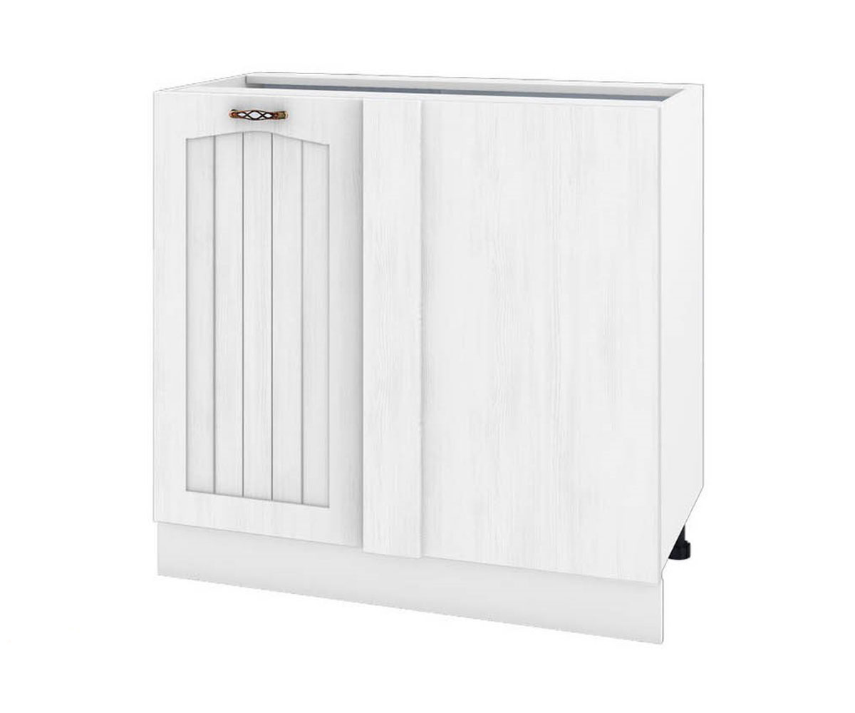 Долен кухненски шкаф Бяло фладер 04-42 десен