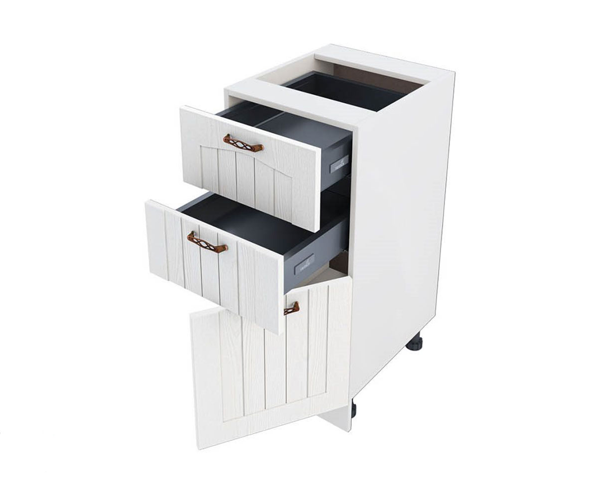 Долен кухненски шкаф Бяло фладер 04-53