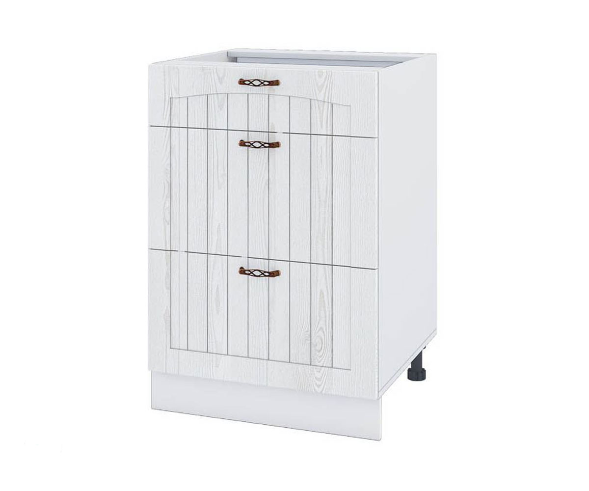 Долен кухненски шкаф Бяло фладер 04-57