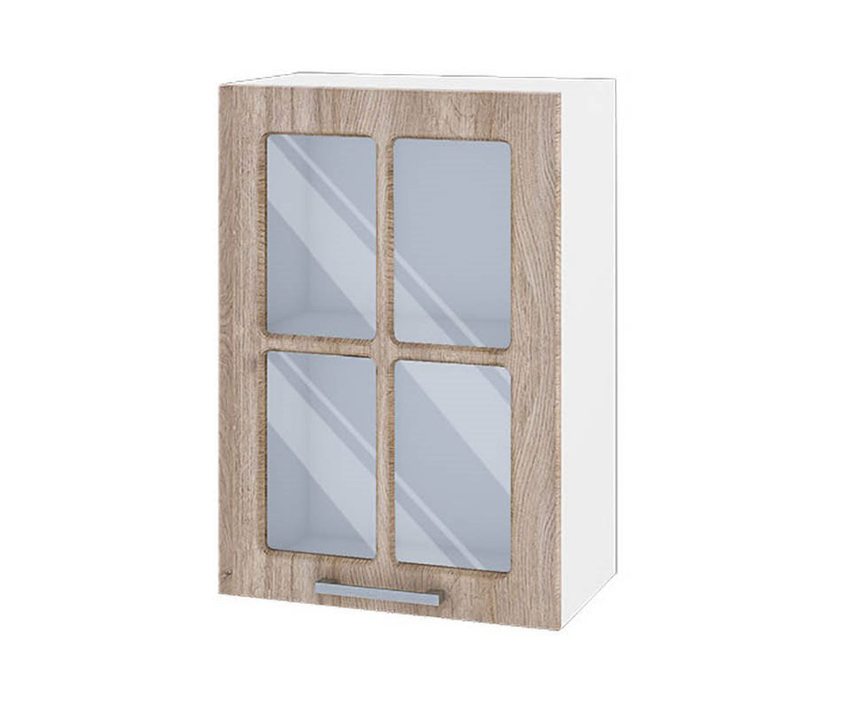 Кухненски шкаф витрина Сонома 02-118